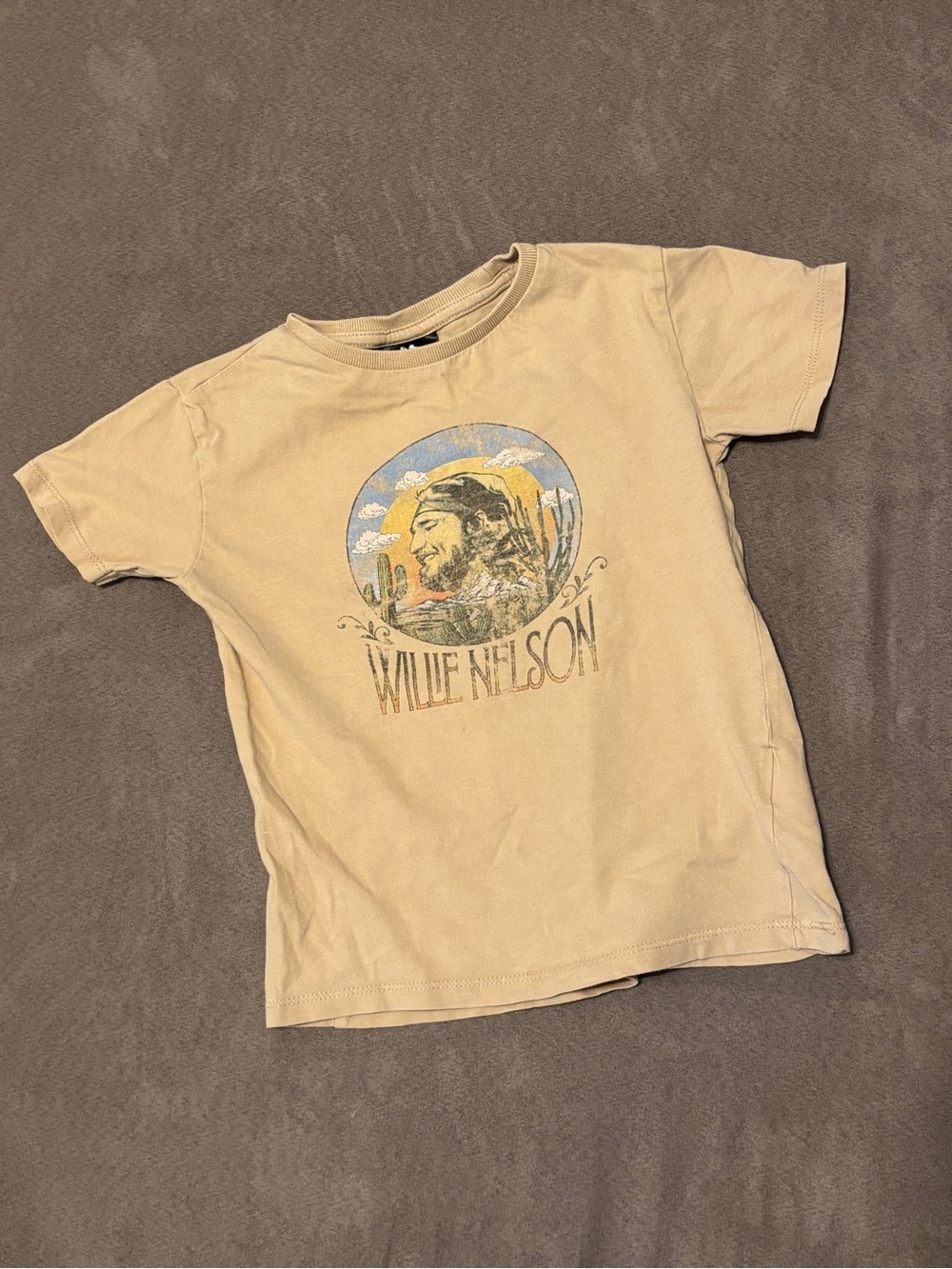 Cotton On Tan Willie Nelson Graphic Tee